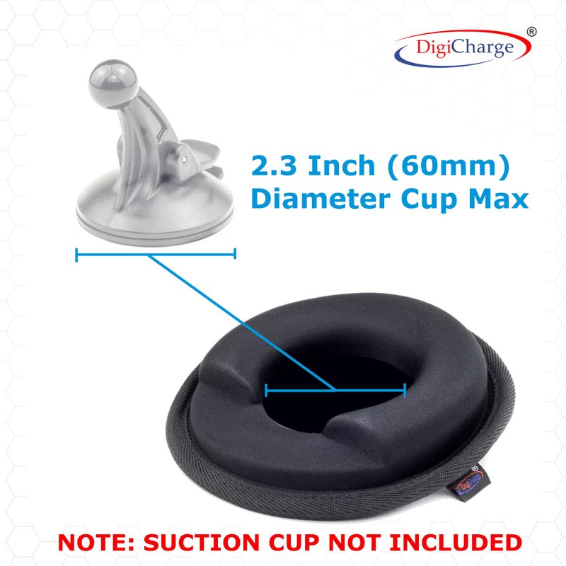DigiCharge Anti Slip Car Dashboard Beanbag Phone/GPS Holder Mount For Garmin Drive 53 52 50LM 51 LMT-S 40LM DriveAssist 50LMT-D 51 LMT-S DriveSmart 55 50LM 50LMT-D 51 LMT-S DriveLuxe 50 LMT-D 51LMT-S Nuvi 57 GPS - Image 2